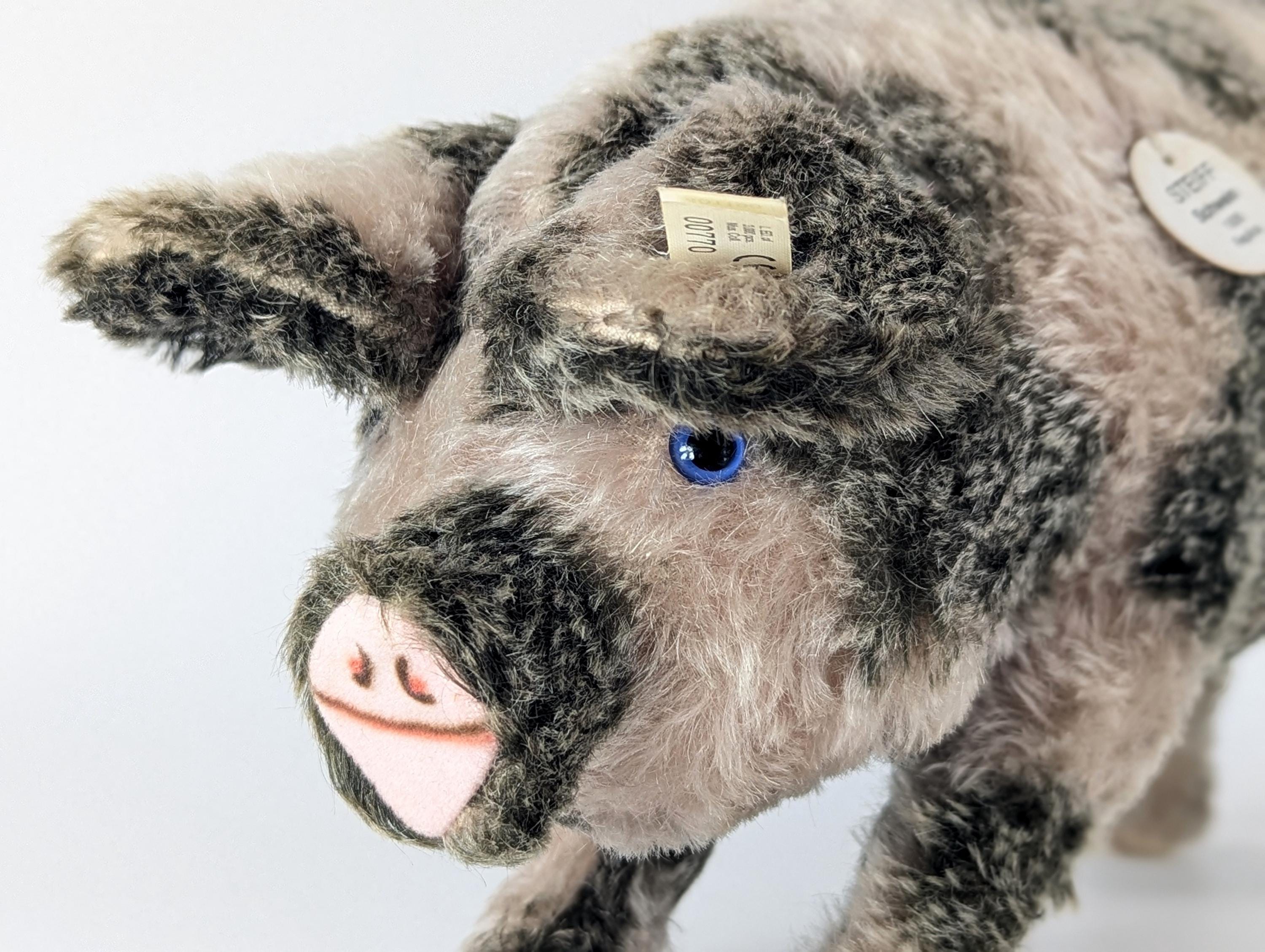 Steiff 1926 Spotted Pig Replica Vintage 1995 Produced 14 Inches