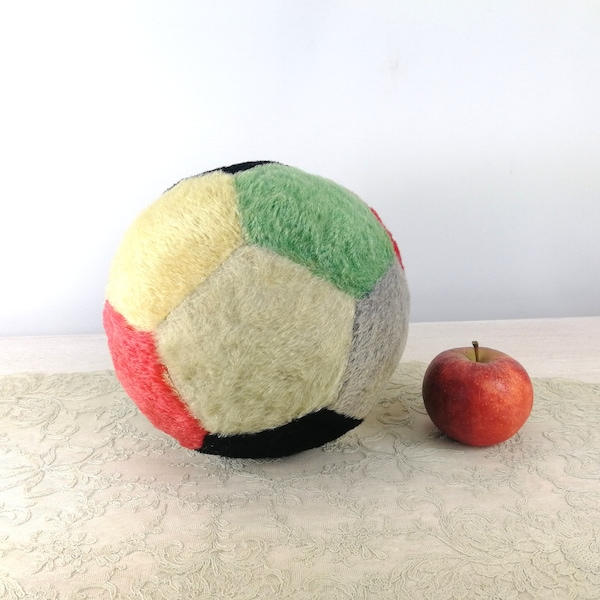 Steiff Gymnastique Ball Mohair 8 pouces vintage 1950 à 1975