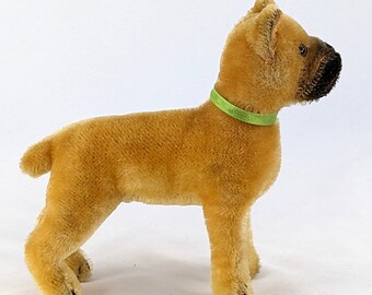シュタイフ ボクサー犬 7インチ スタンディング ヴィンテージ 1950年