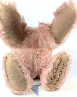 Steiff Teddy Rosé 2005 Festival Bear All Ids 17 Inches Pink