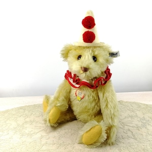 Steiff Teddy Clown Bär 1926 Replik alle IDs 13 Zoll Jahrgang 1986 produziert