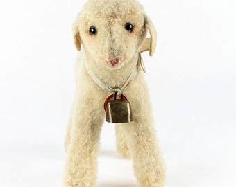 Steiff Lamb With ID Vintage 1953 to 1964 Produced Standing 6