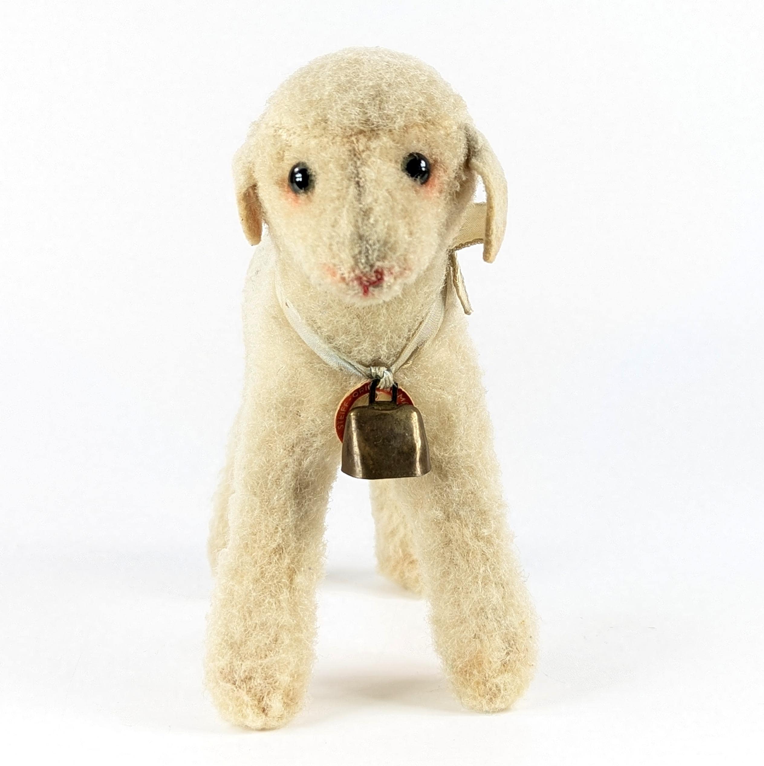 Steiff Lamb With ID Vintage 1953 to 1964 Produced Standing 6