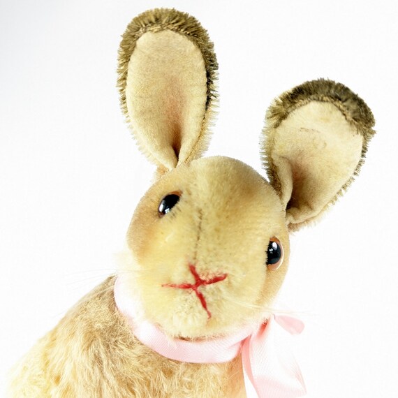 Steiff Rabbit Proto Sonny With US Zone Tag Largest Sitting 7