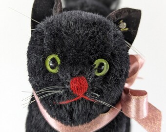 シュタイフ ブラック トム キャット ID 付き 最大 9 インチ