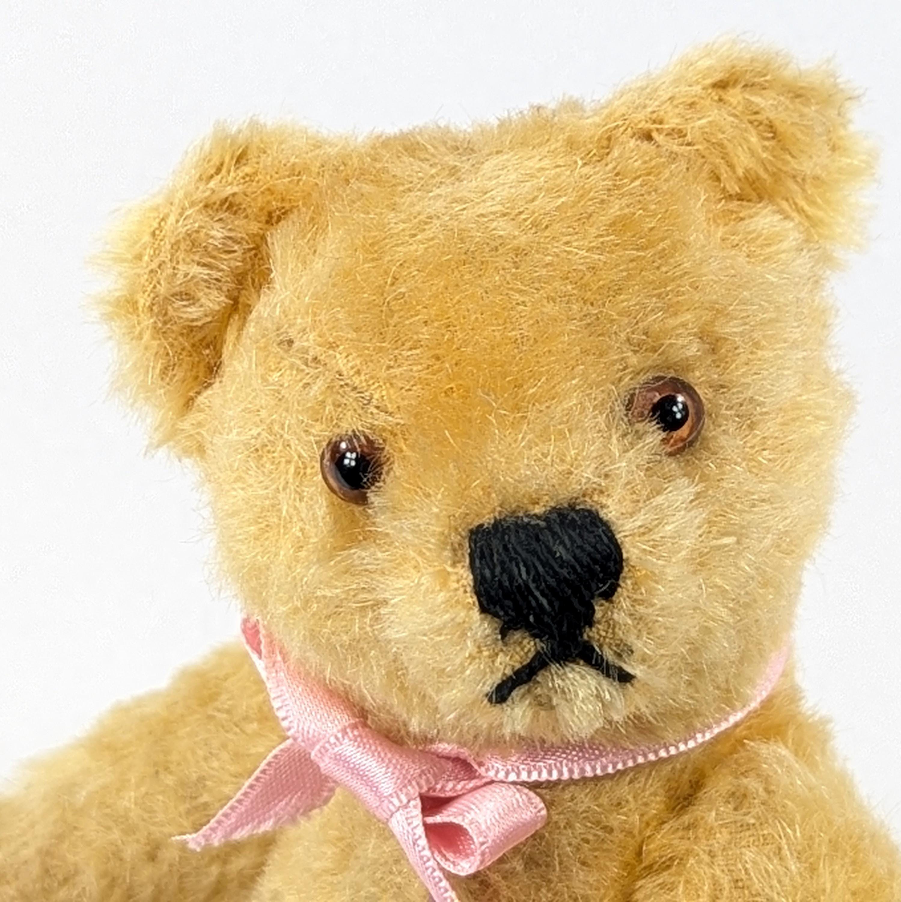 Steiff Original Teddy Bear 7 Inches Yellow 1954 to 1958