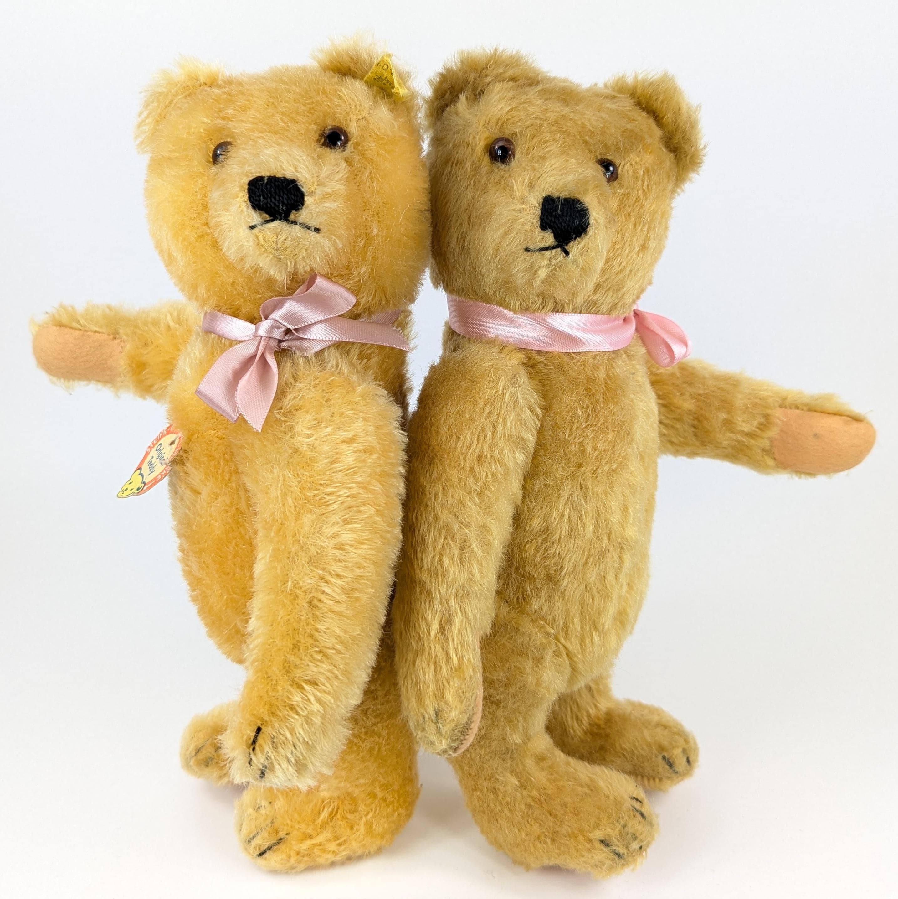Steiff Original Teddy Bear All Ids 11 Inches Yellow Vintage 1959