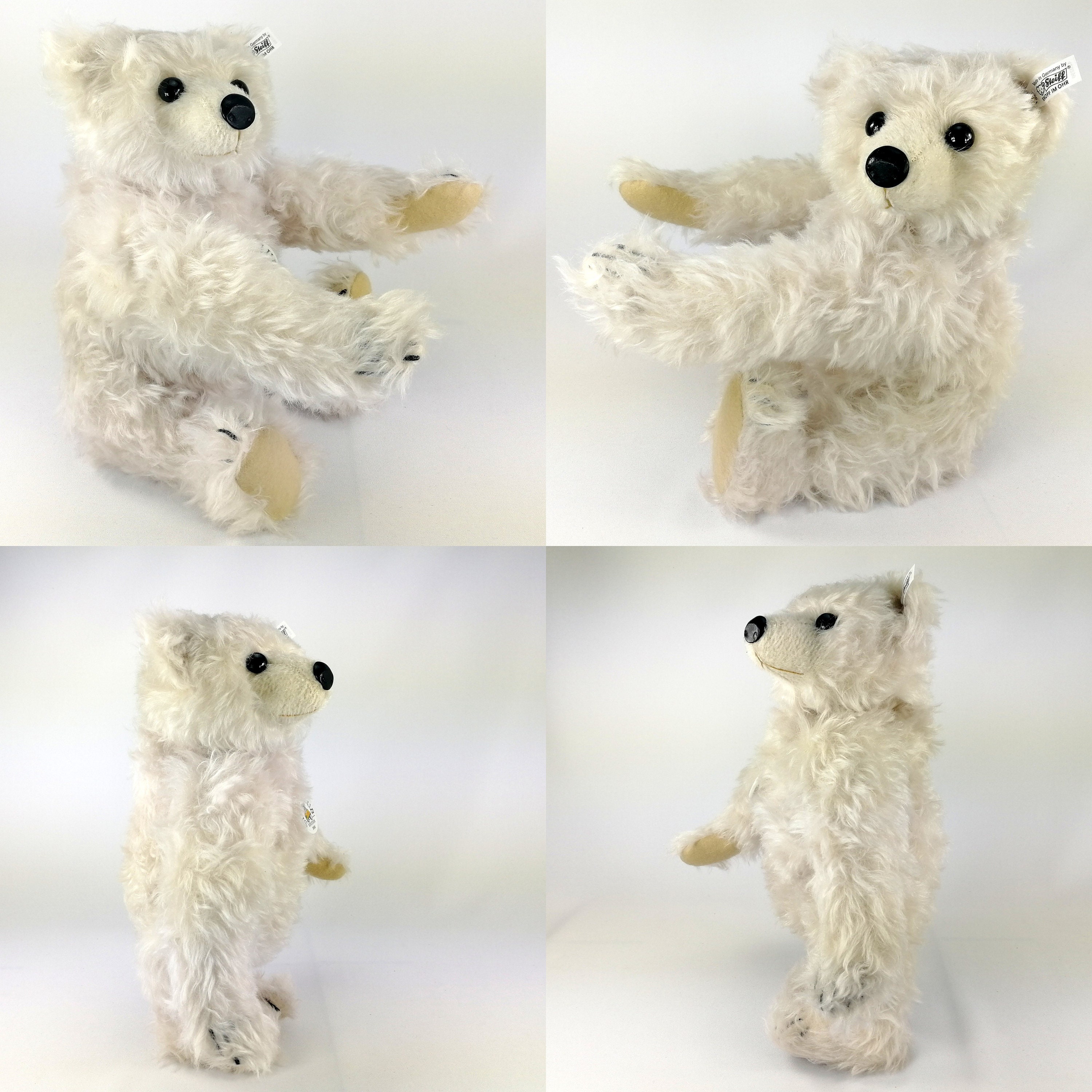 Steiff Teddy Bear White 28 PB Vintage 15 Inches Mint in Box Club