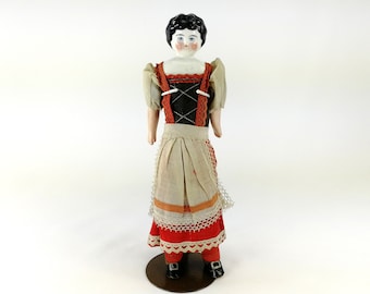 フラットヘッドチャイナドール - 1860 年代 - Etsy 日本