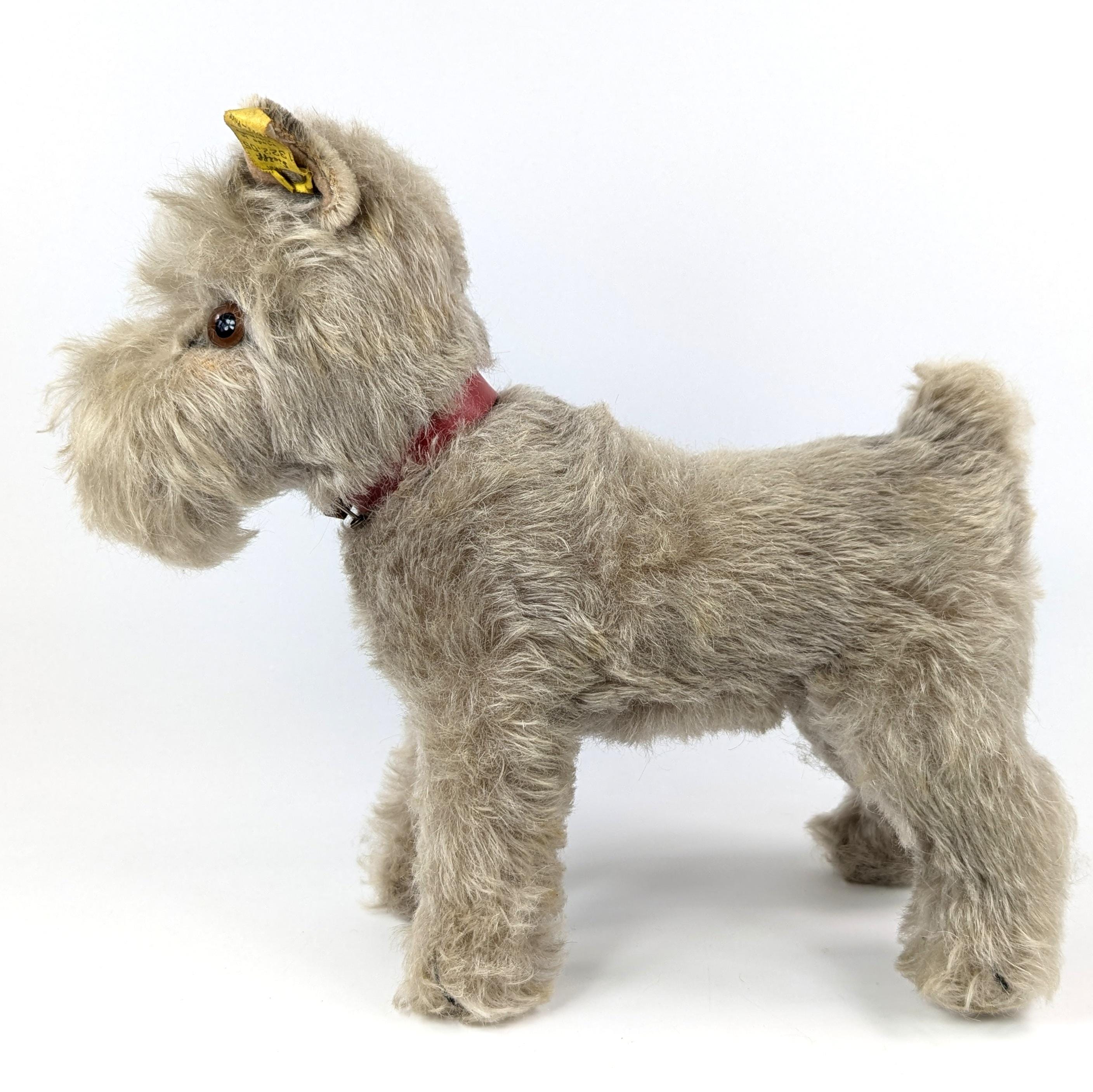 シュタイフ シュナウザー テッシー 9インチ ヴィンテージ 1965～1967年