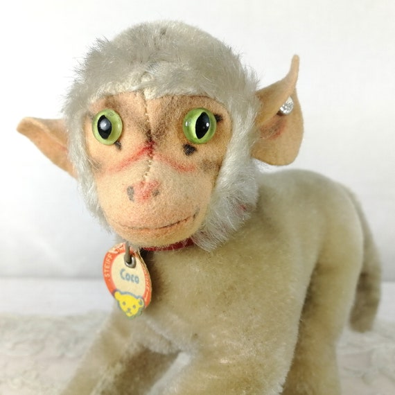 Steiff Baboon Coco Monkey with IDs midi size 6