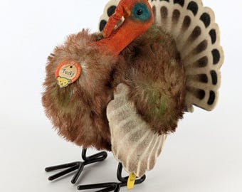 シュタイフ エアデール テリア テリー スモール 7インチ ID付き 1951年