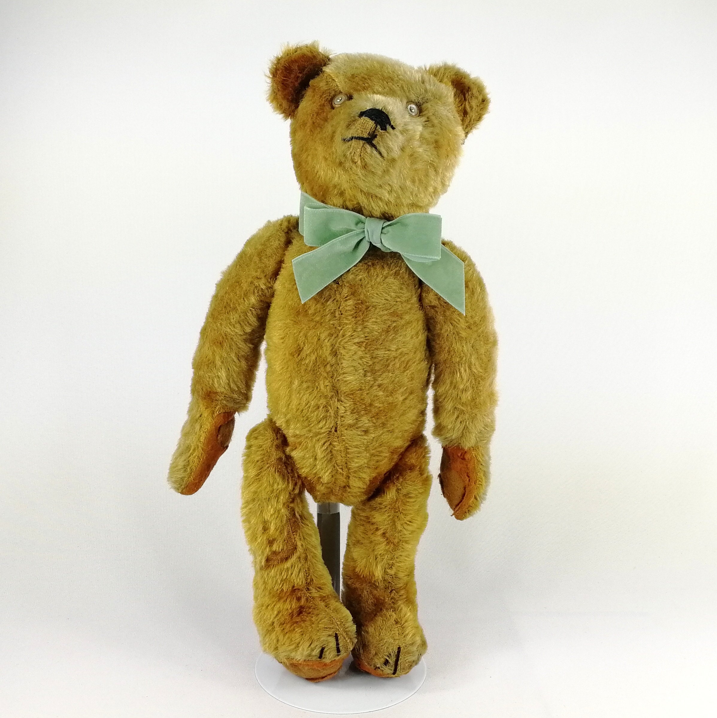 Early Teddy Bear Rare Cinnamon Mohair 1930s to 1940s Unknown