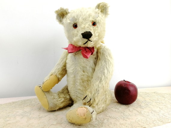 white steiff teddy bear