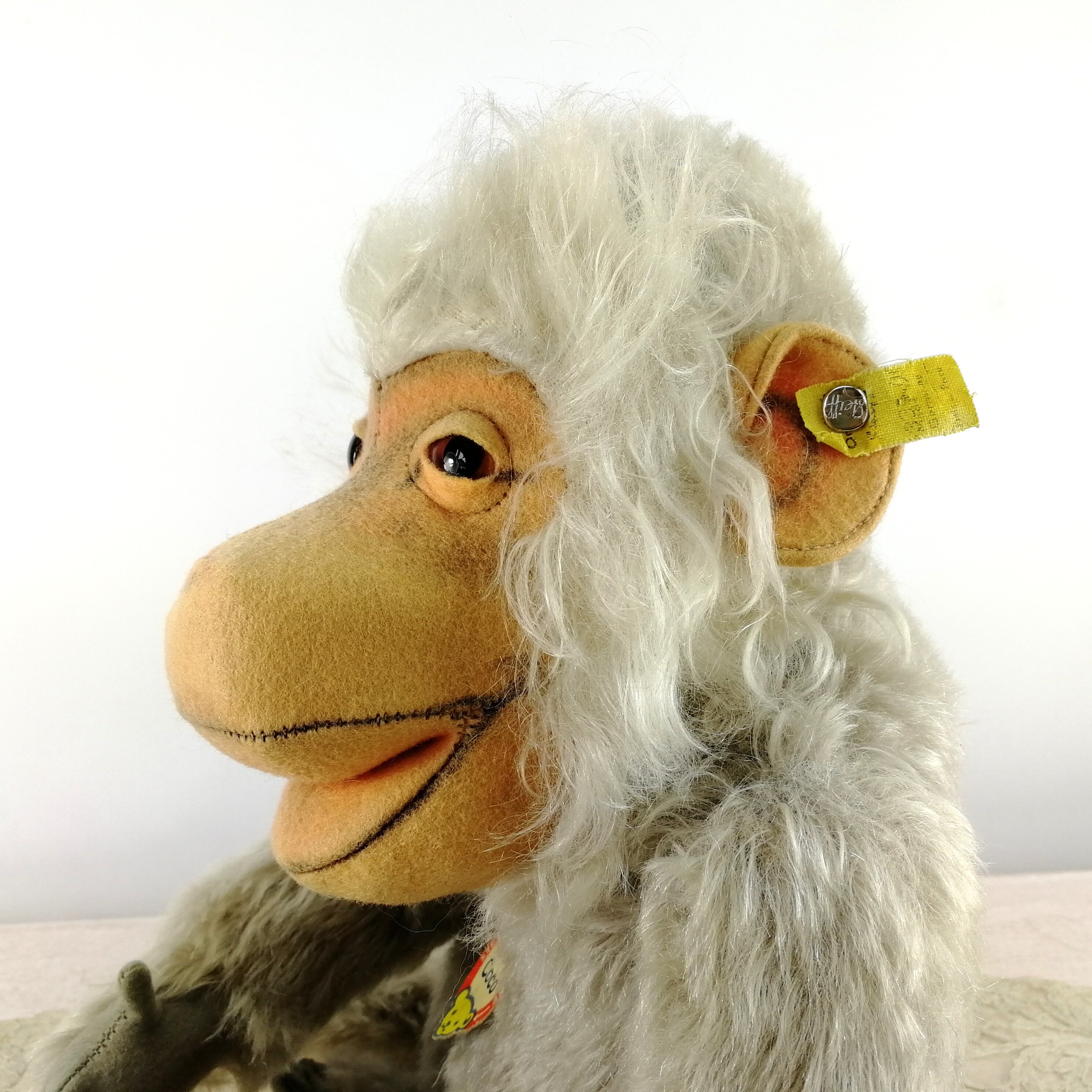 ヴィンテージ シュタイフ ヒヒ Baboon Coco Steiff Baboon Coco Monkey with IDs midi size 6