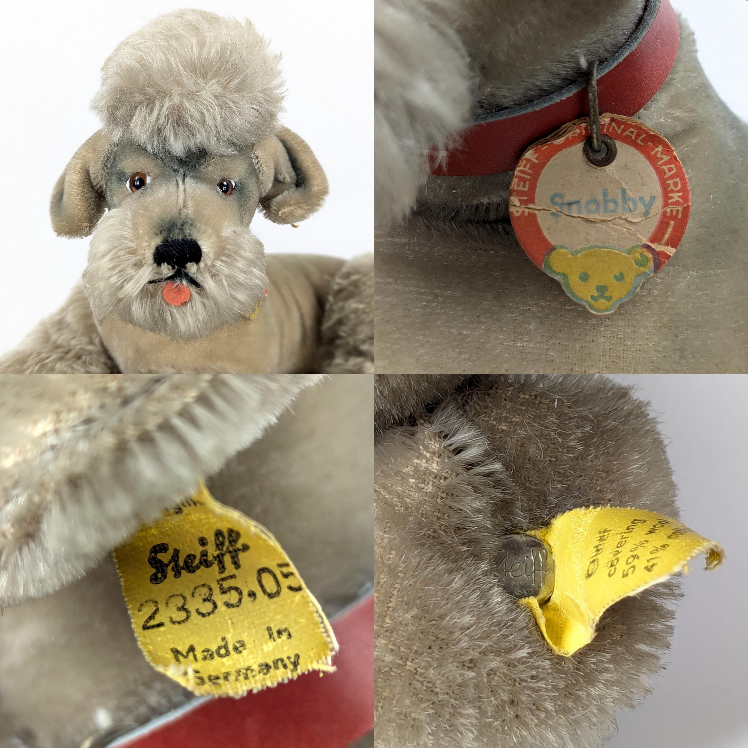 シュタイフ プードル スノビー 全ID 横たわる 大きい 14インチ