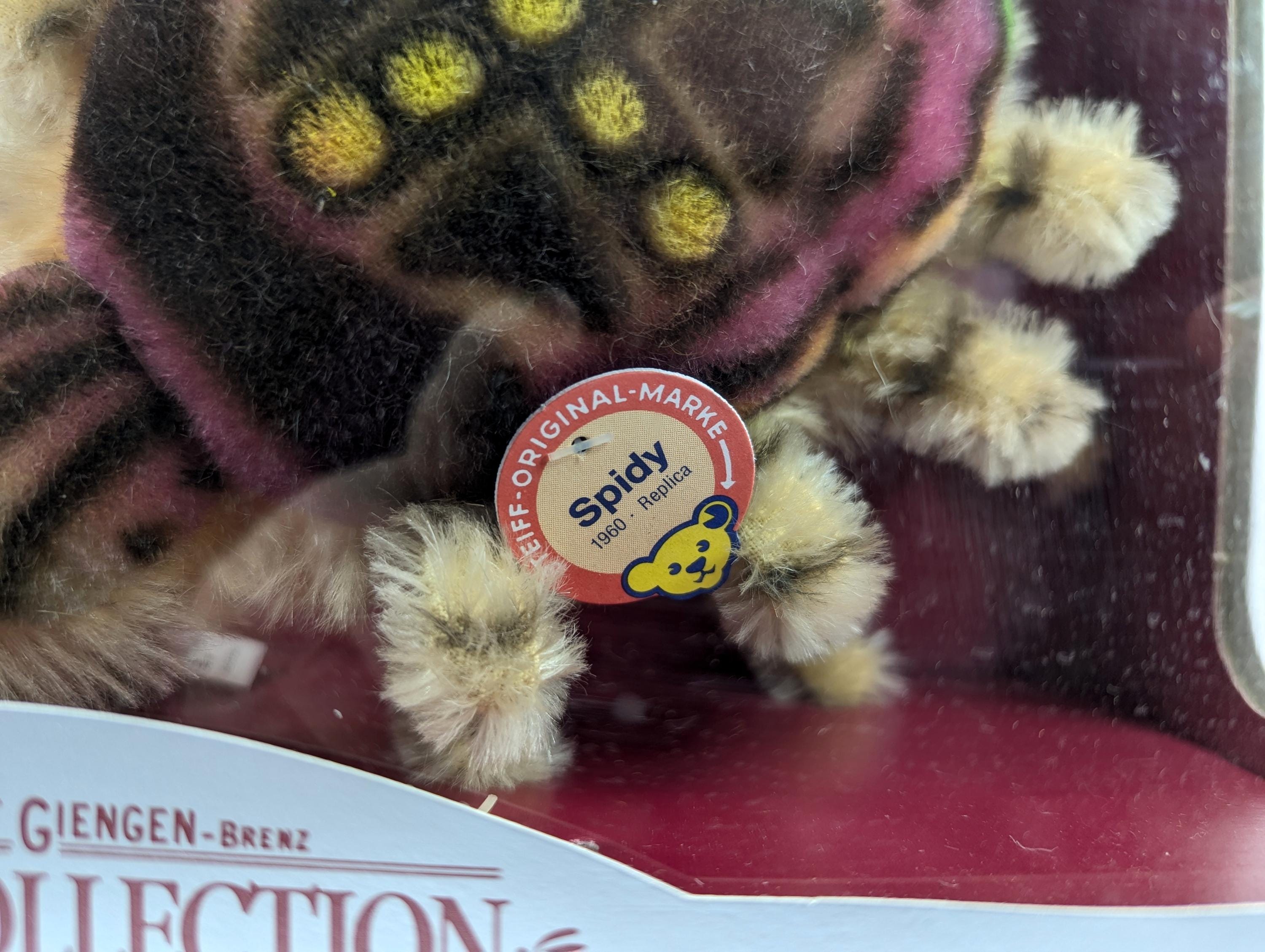 Museum Collection Spidyクモ2体セットSTEIFFレプリカ Steiff Spider Spidy Set 1960 Museum Collection Replica Made 1992