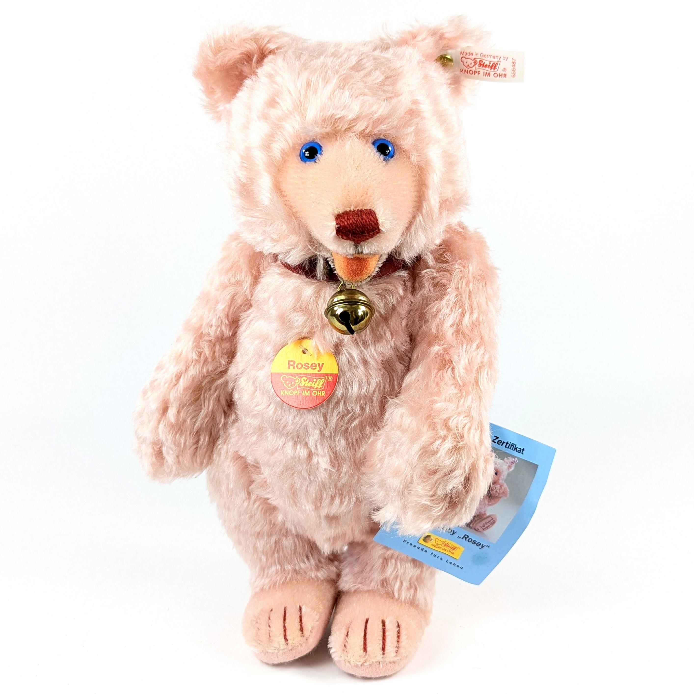 Steiff Teddy Baby Rosey Special Pink Bear for 1999 Festival All