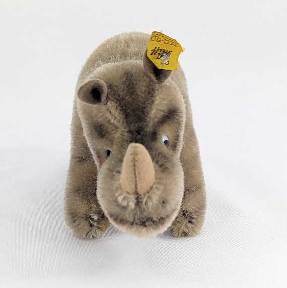 Steiff Rhinoceros Nosy With All Ids 4 Inches Vintage 1959 to