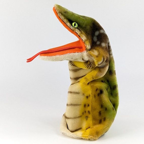 Steiff Snake Hand Puppet With ID 1965 to 1966 Produced Only Steiff Snake Hand Puppet With ID 1965 to 1966 Produced Only