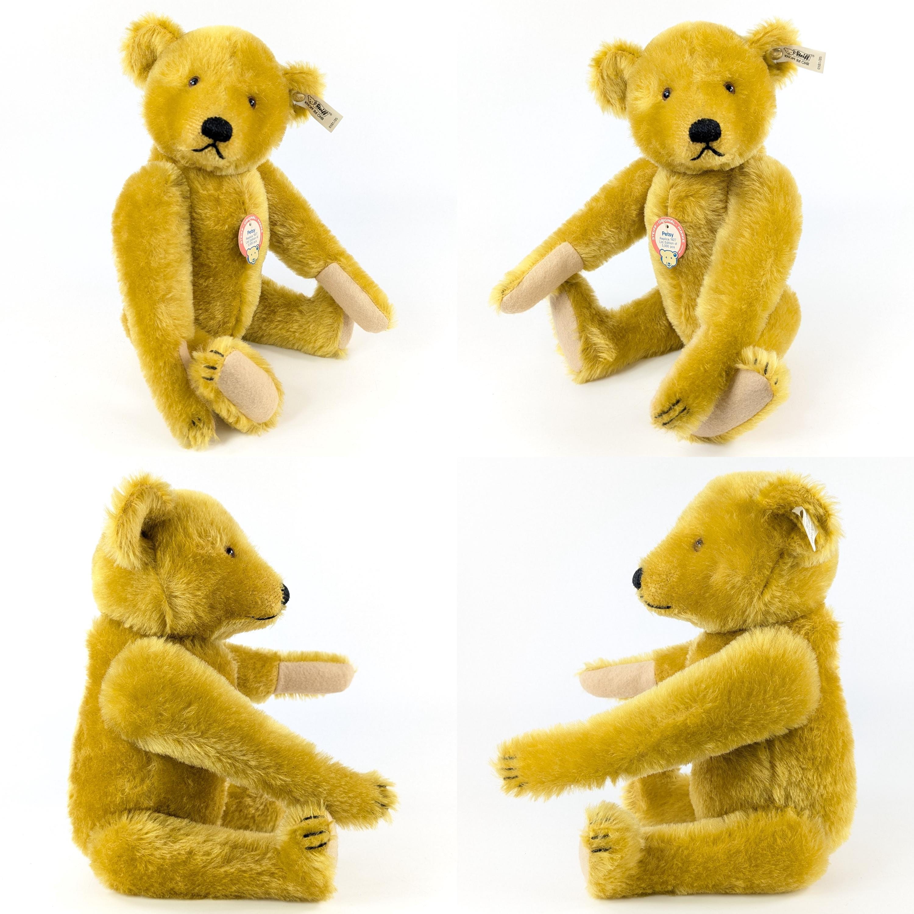 シュタイフ テディベア ペッツィー 1927年製 シュタイフ全ID 14インチ