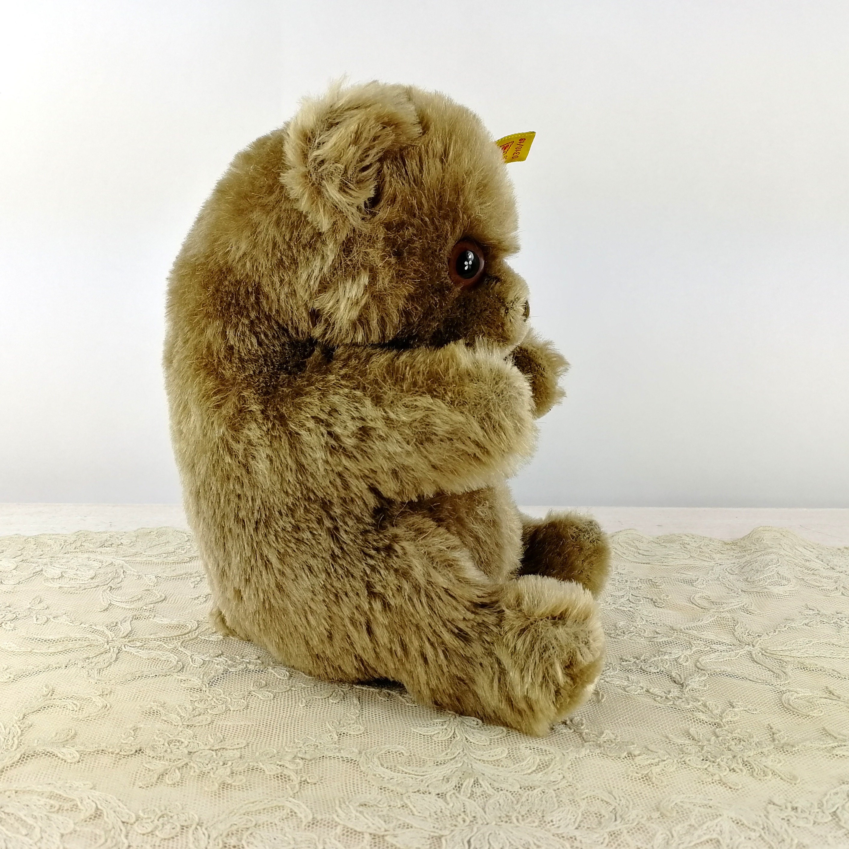 ビンテージ  シュタイフベア テディベア シュタイフ テディベア カブ マンシュリ ID付き ヴィンテージ 1983