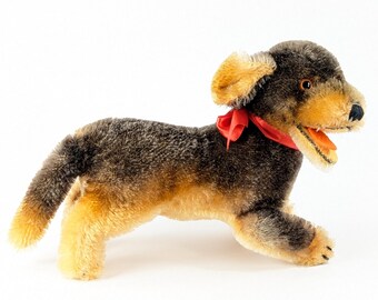 Steiff Dachshund Lumpi With Ids Large 6 Inches Vintage 1965 to