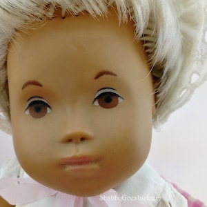 Sasha Baby Doll white blond 12 inches in original basket 1978 by Trendon Ltd image 2