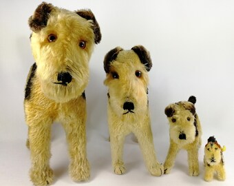 アンティーク ヴィンテージ テリア シュタイフ Steiff - シュタイフ☆Foxy Foxterrier☆フォックステリアの
