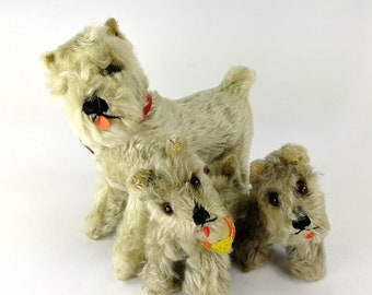 シュタイフ シュナウザー テッシー ID付き 小型 5インチ ヴィンテージ