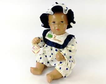 Kathe Kruse Bathing Baby Doll small 7 inches vintage 1963 to 1974 produced