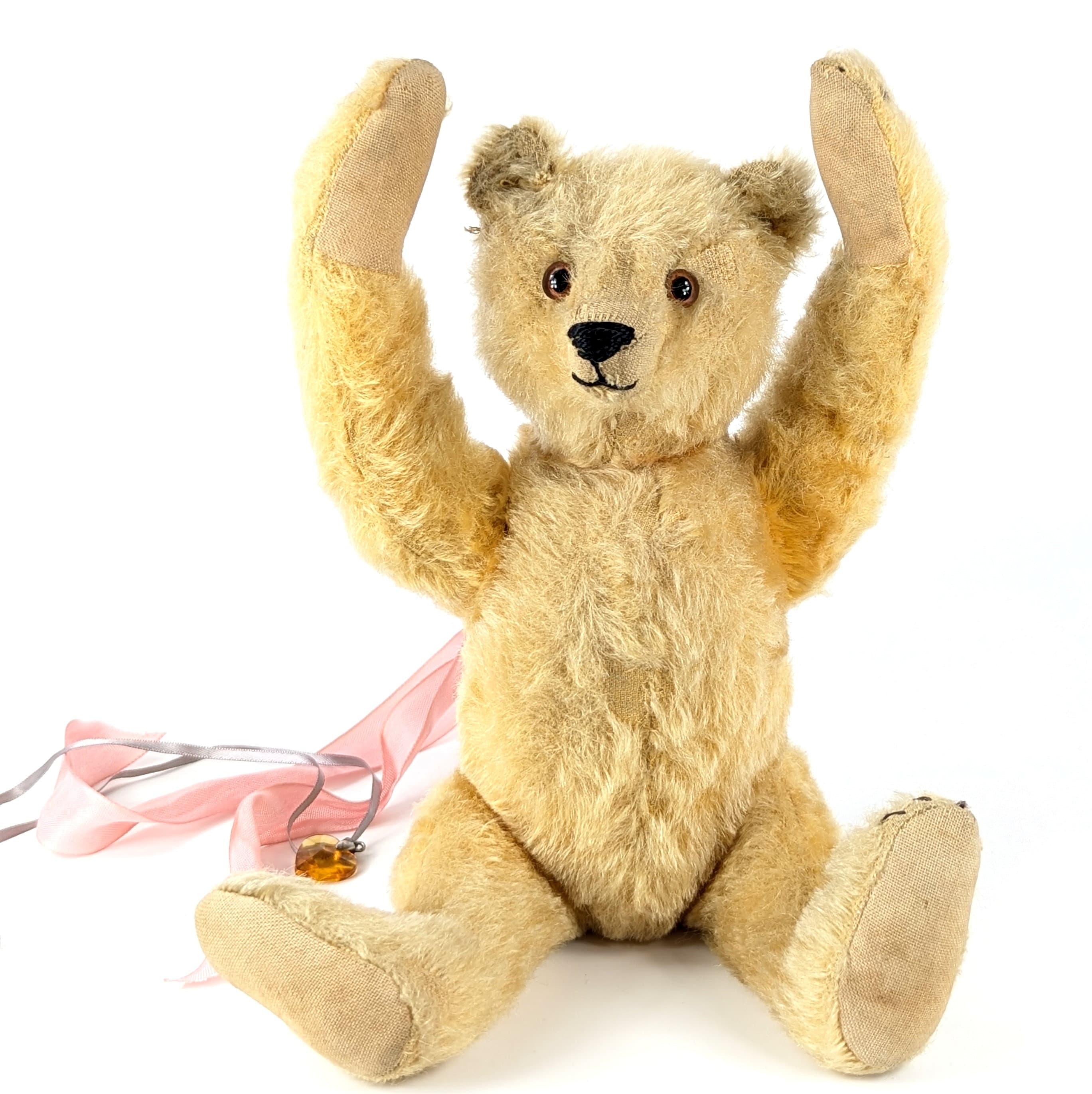 シュタイフテディベア 1934年から1943年まで製造 高さ12インチ、リネン