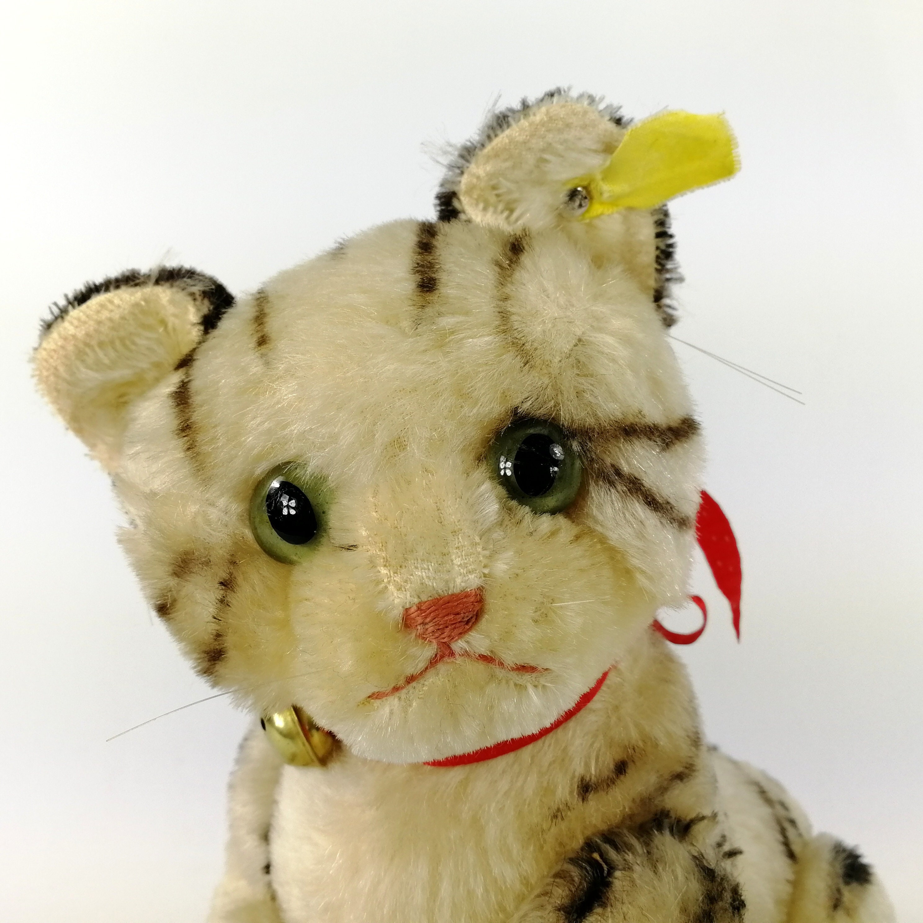 Steiff Cat Kitty With Ids Largest 9 Inches Fully Jointed