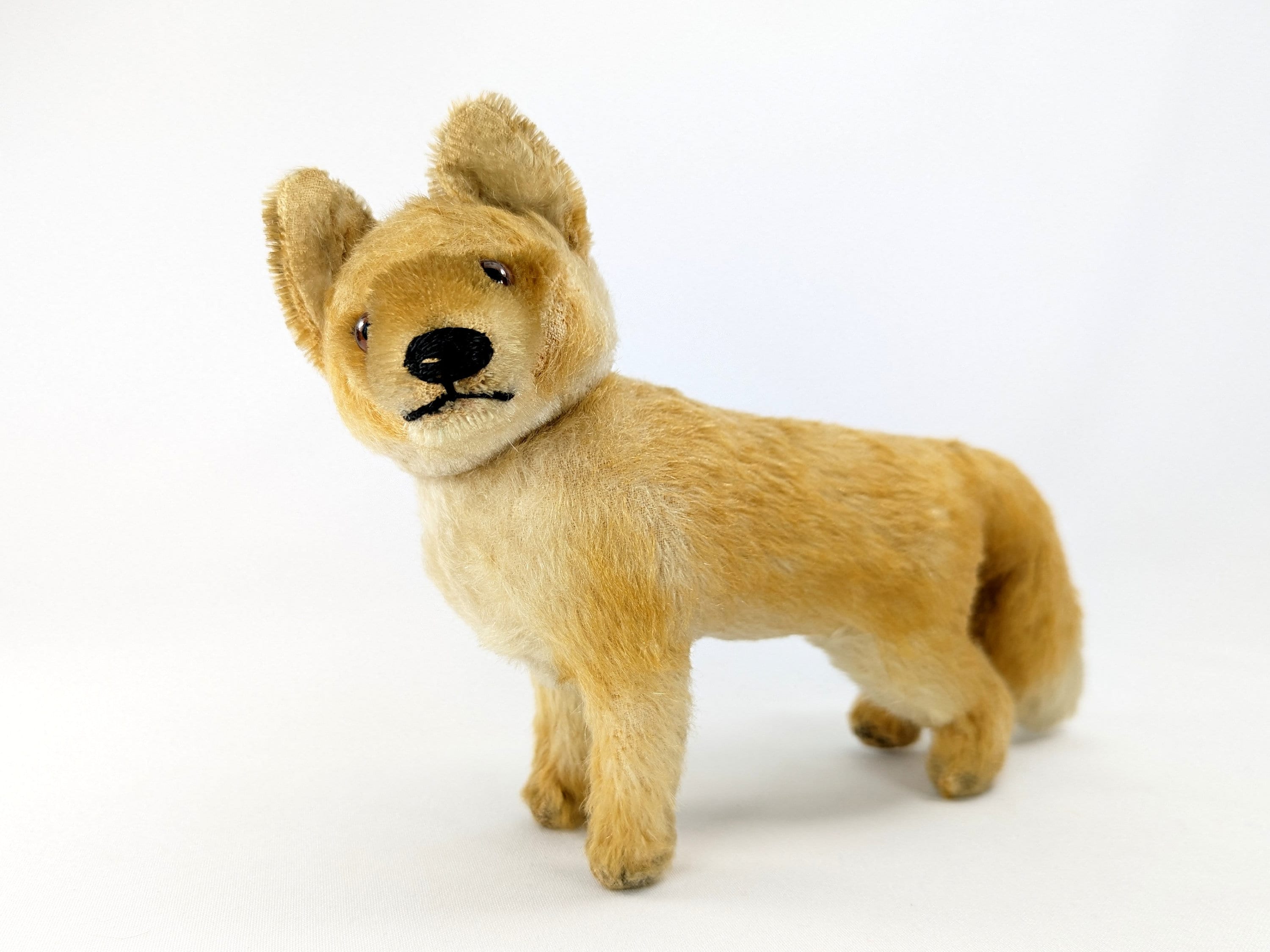 Steiff Fox US Zone Tag ID 5 Inches Tall Vintage 1949 to 1953