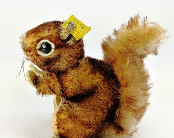 Steiff Squirrel Perri All Ids Vintage 1965 to 1967 Smallest 4
