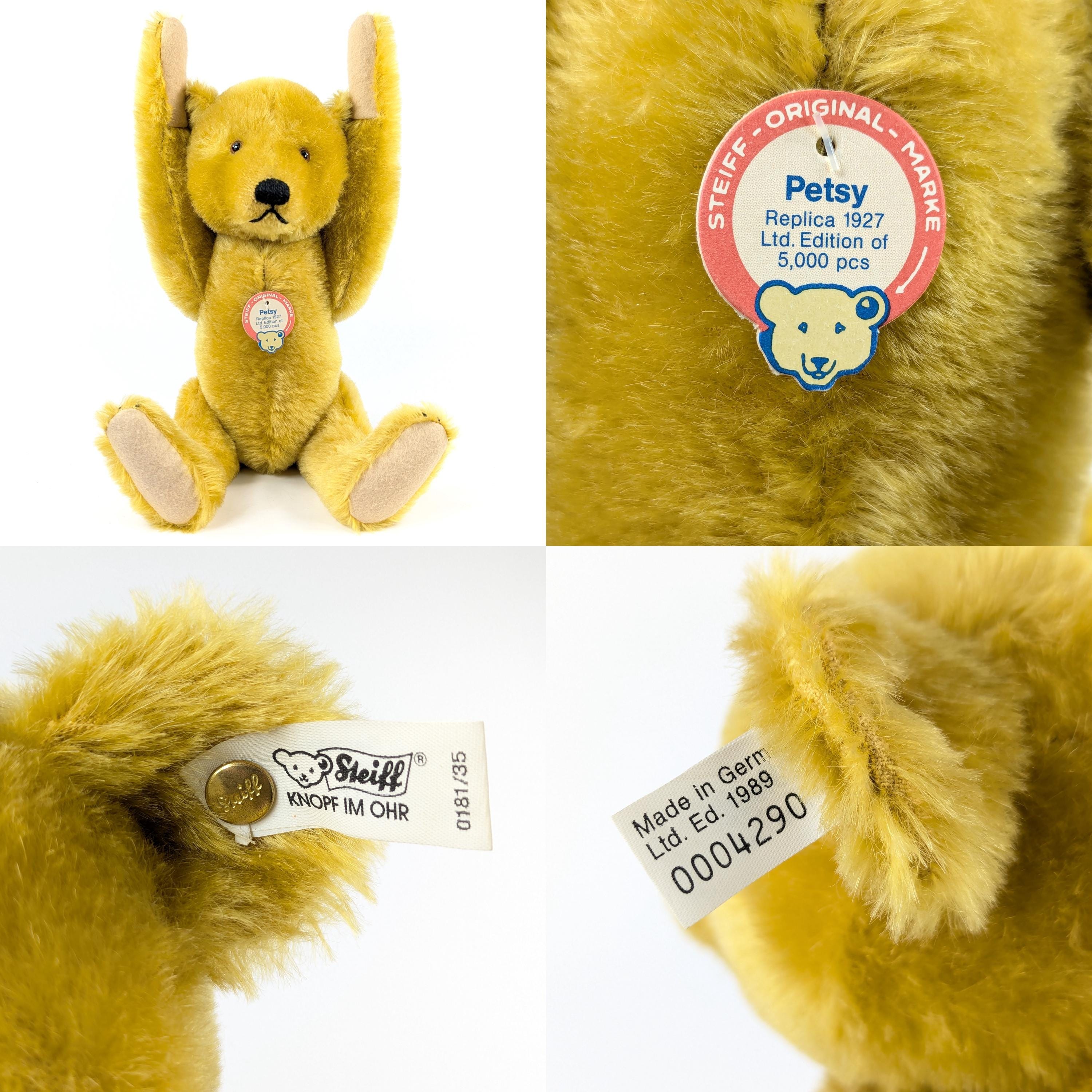 シュタイフ テディベア ペッツィー 1927年製 シュタイフ全ID 14インチ