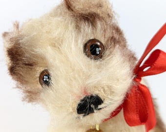 Steiff Puppy Dog Molly With Ids 1966 to 1967 Vintage Smallest 4