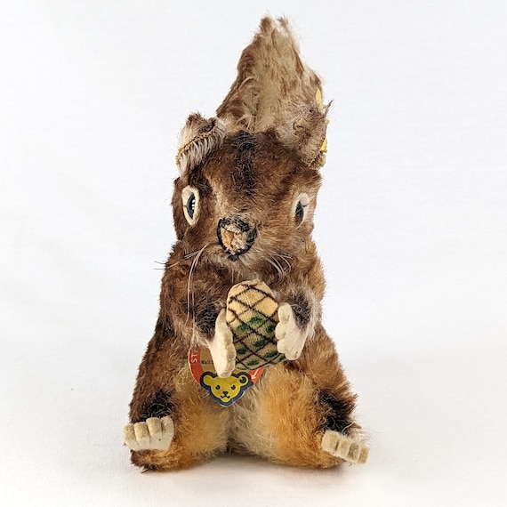 Steiff Squirrel Perri All Ids Vintage 1968 to 1980 Produced 6