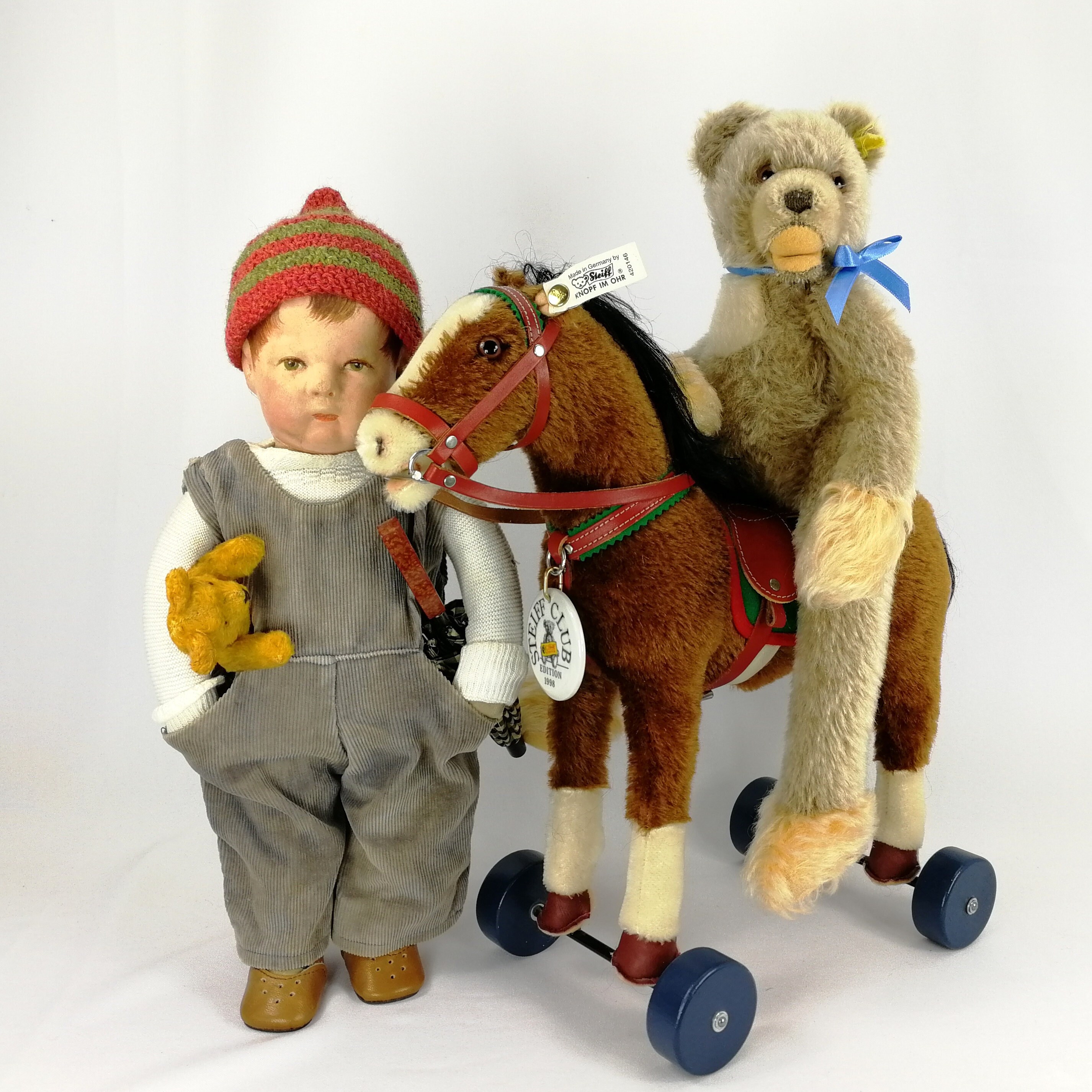 ☆Steiff 馬 ぬいぐるみ Steiff シュタイフ正規店 馬（ホルスタイン