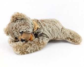 Steiff Teddy Bear Sleeping Lying Floppy Zotty todas las identificaciones 11 pulgadas vintage 1959 a 1967