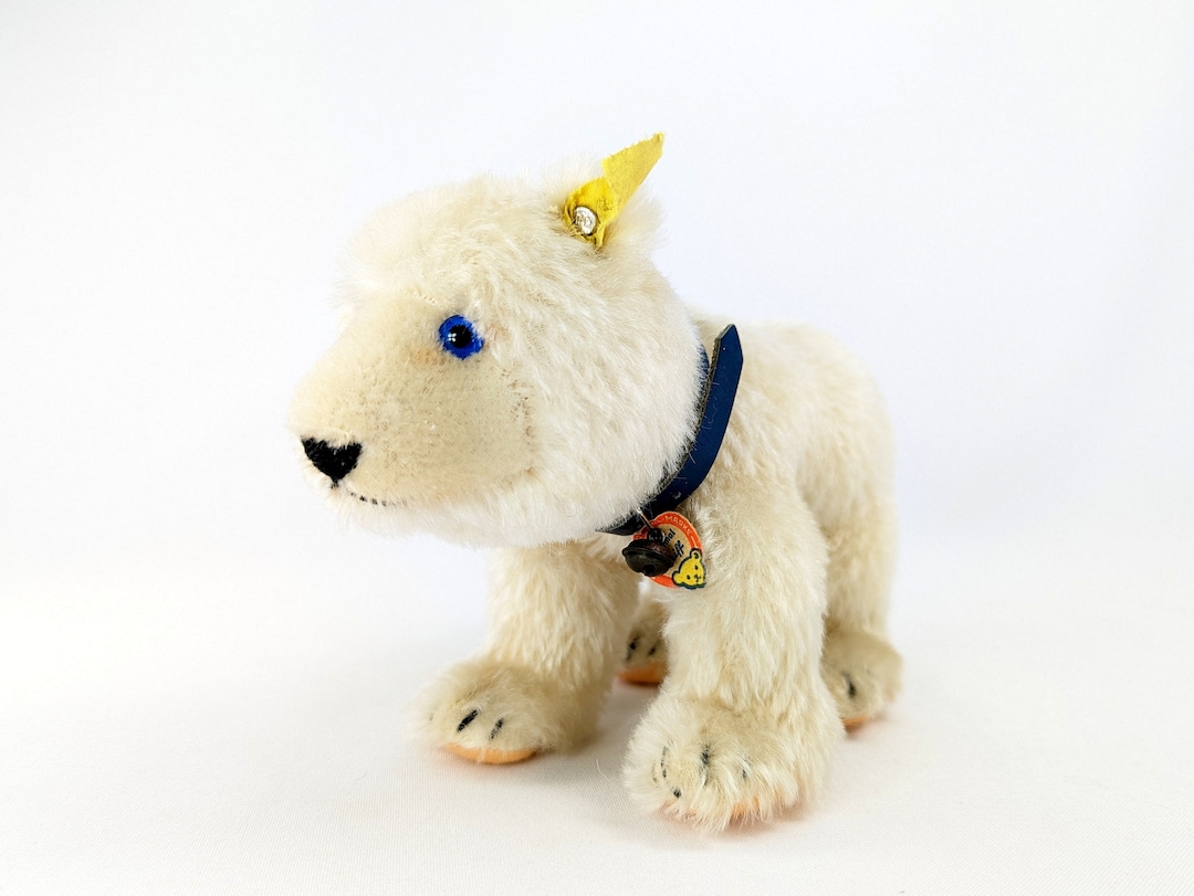 Steiff Polar Bear All Ids Midi 7 Inches Vintage 1954 to 1961