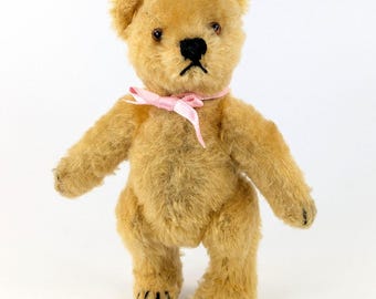 Steiff Original Teddy Bear 7 inches yellow 1954 to 1958 produced only