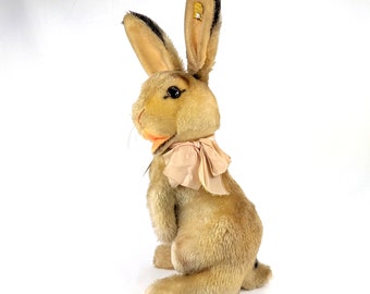Steiff Rabbit Bunny Manni All Ids Begging Large 18 Inches Vintage