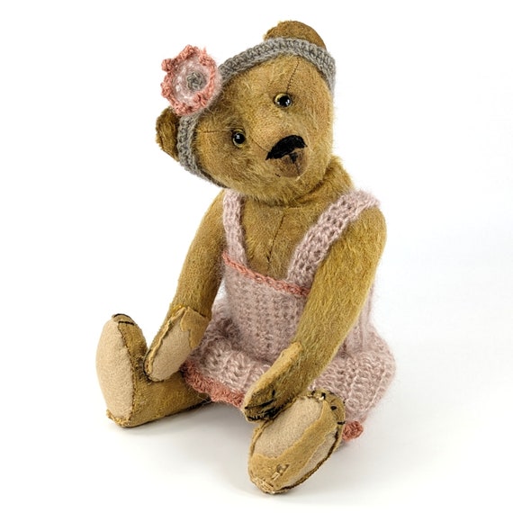 Schuco社　アンティーク　ヴィンテージ　ベア Antique Teddy Bear 1920s Well Loved 12 Inches Made by Schuco - Etsy