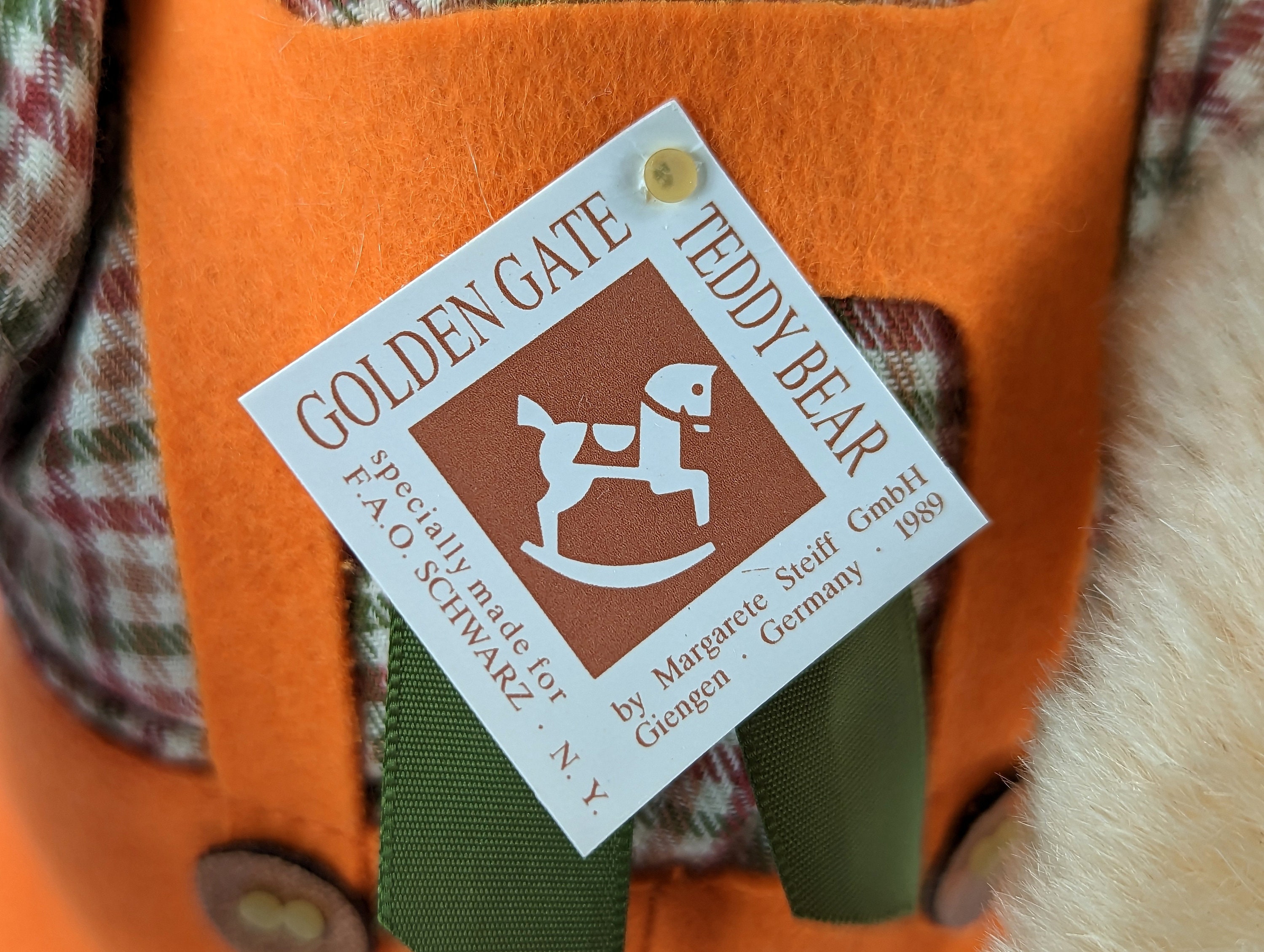 シュタイフ テディ ヴィンテージ FAO シュヴァルツ ゴールデン ゲート