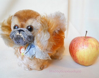 Steiff Pekinese Peky all IDs 5 inches vintage 1959 to 1964 only