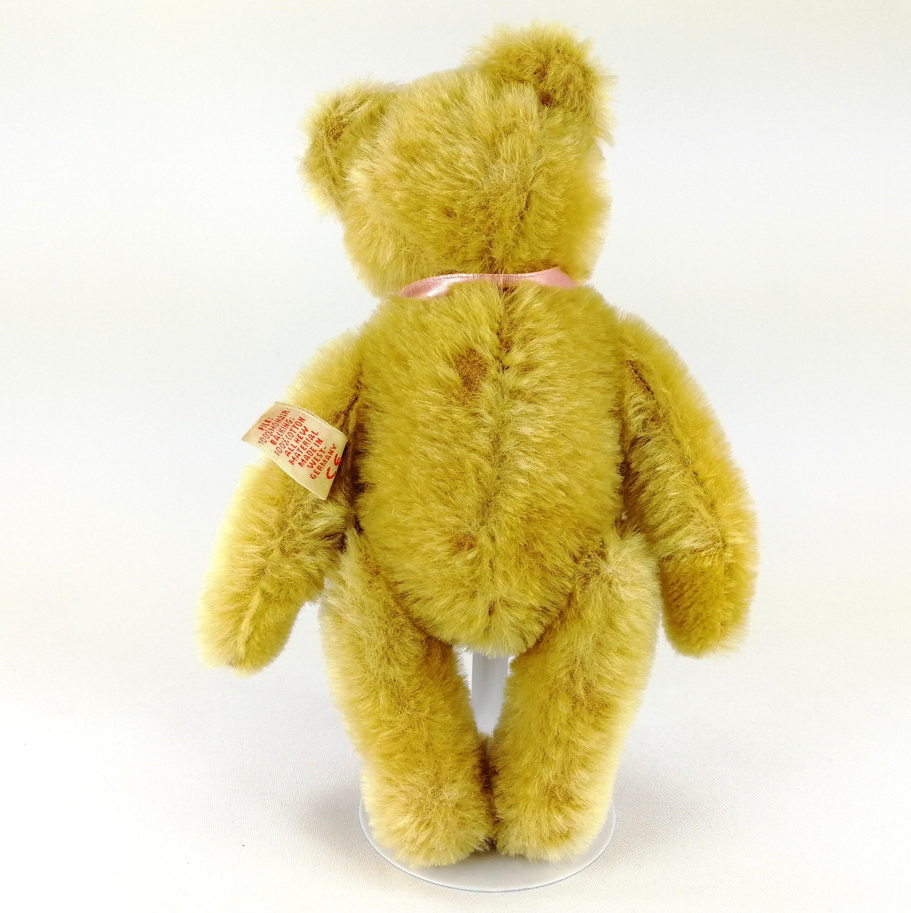 Hermann Teddy Original With ID 9 Inches German Vintage Bear - Etsy