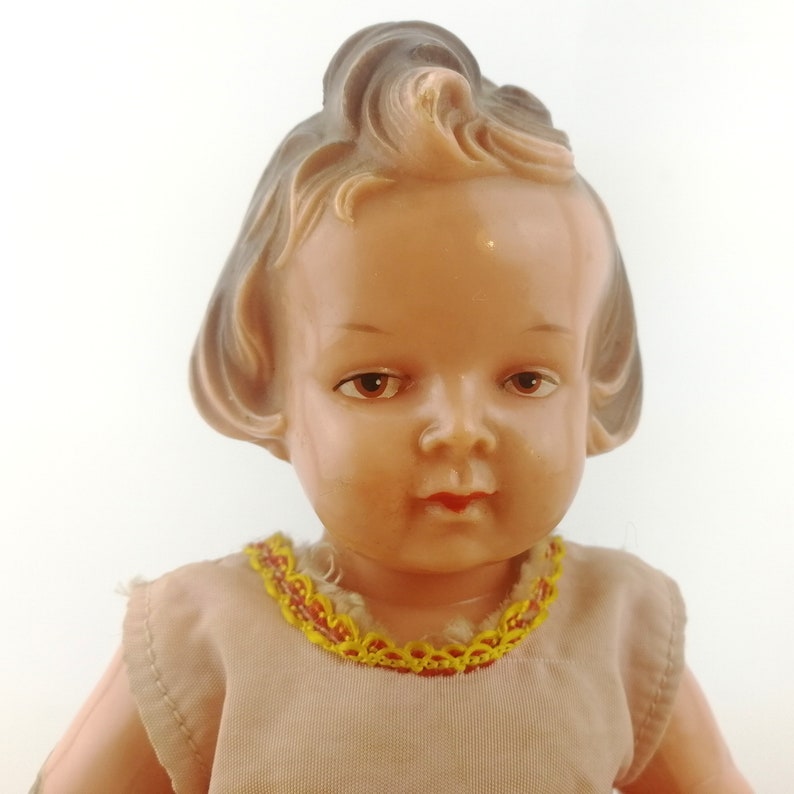 1950s German celluloid doll by Milon Gehler 8 inches original Etsy