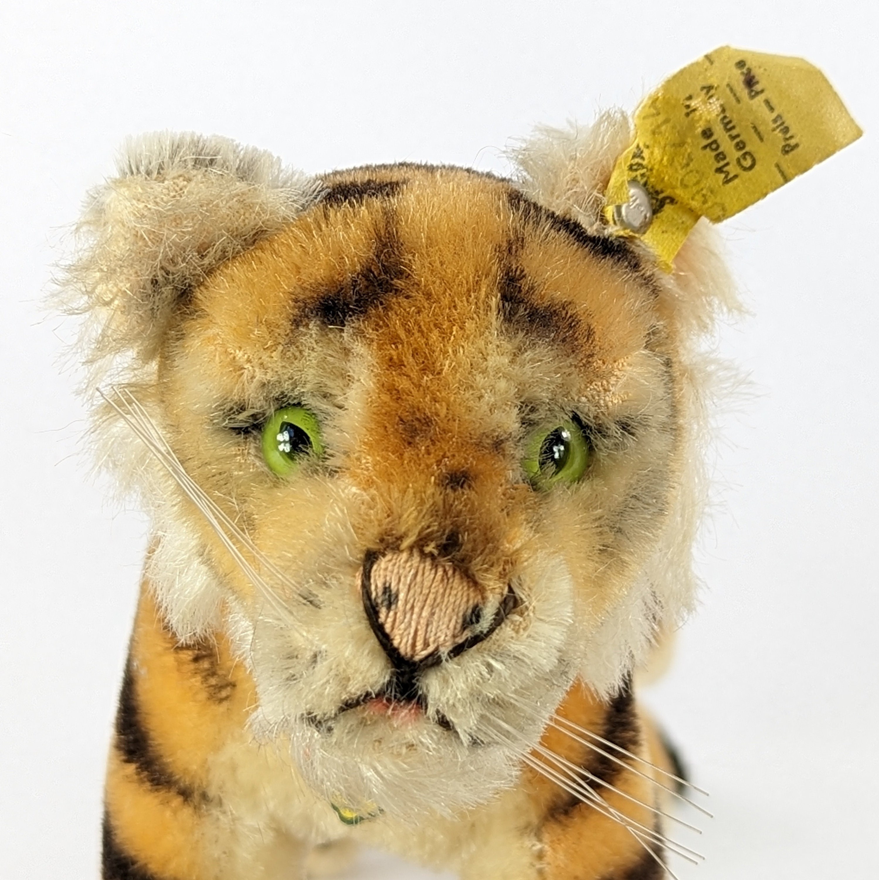 Steiff Tiger Cub All Ids Standing 8 Inches Long Vintage 1968