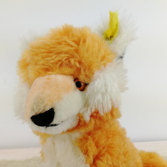 Steiff Fox Cosy Fuzzy With Ids 1965 to 1967 Made of Dralon